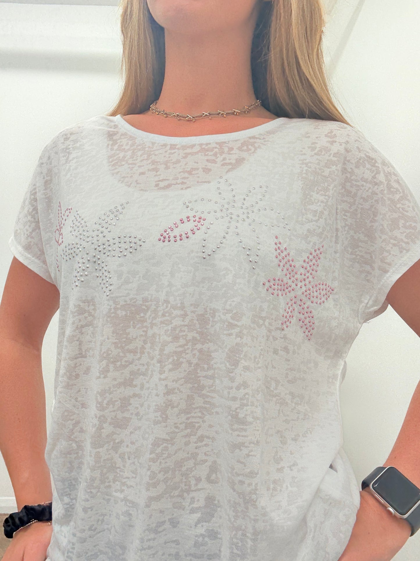 Graffic White Gem T-Shirt