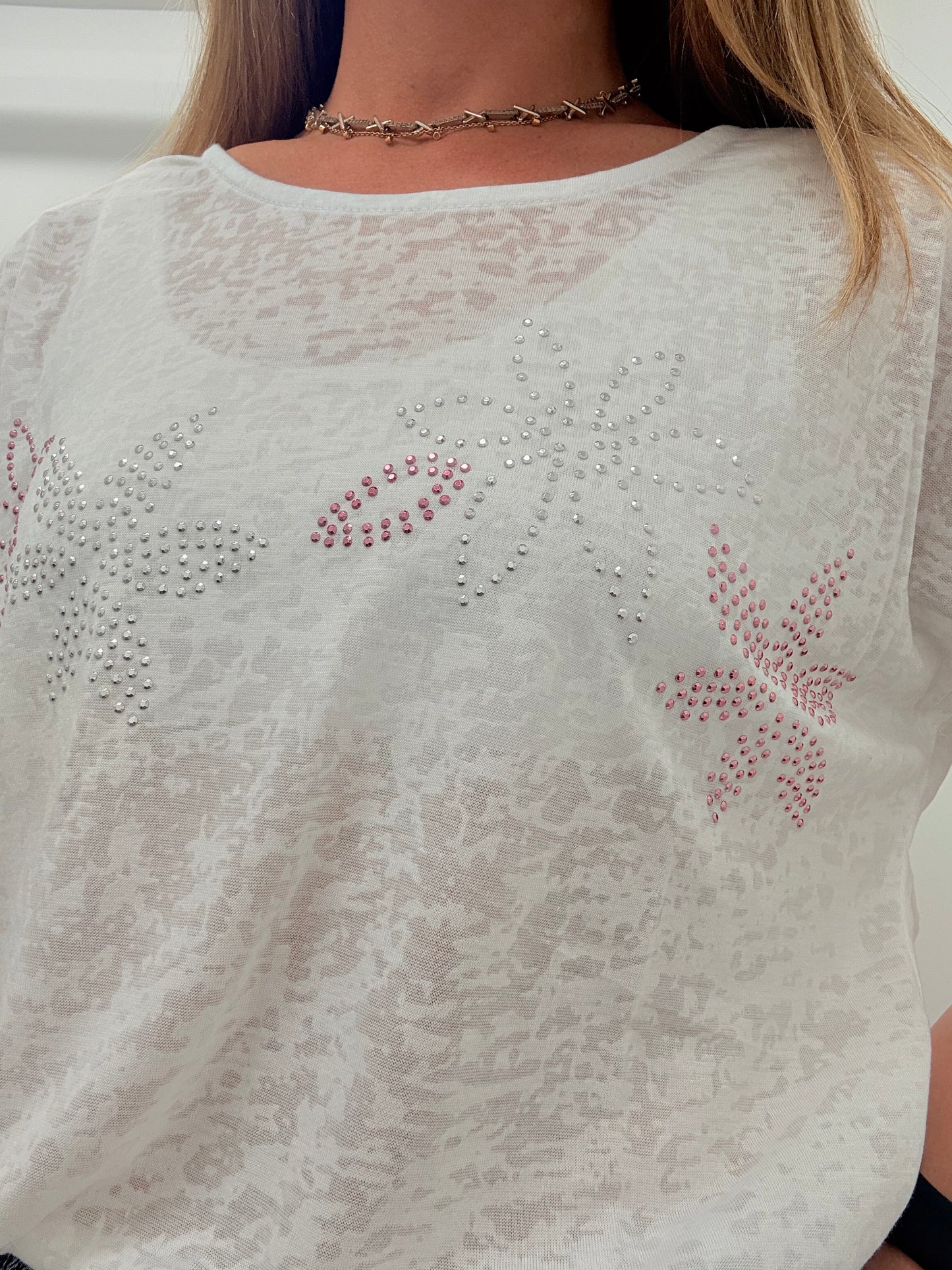 Graffic White Gem T-Shirt