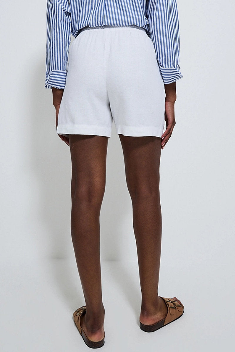 Ex George White Linen Shorts
