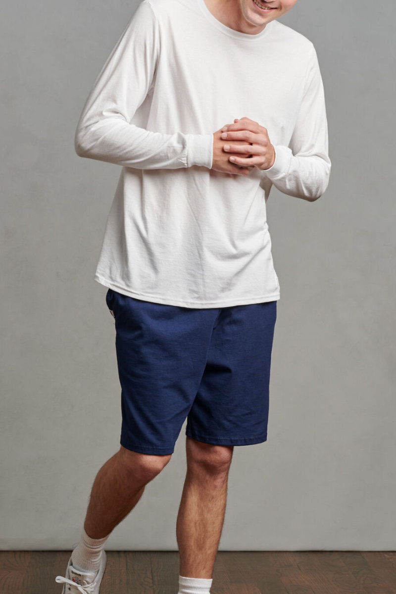 Men's EX-Russell Athletic Cotton Shorts Navy