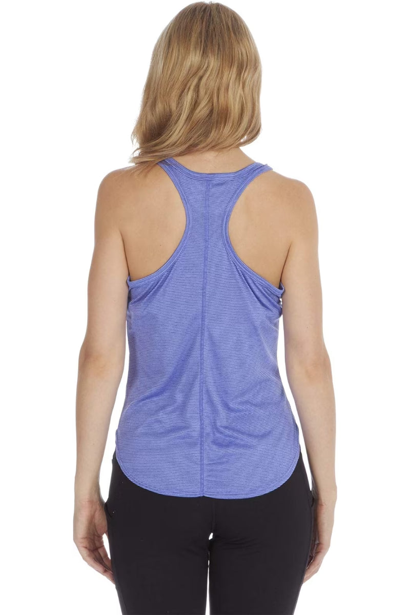 Active Racer Back Yoga Vest Tank Top Purple