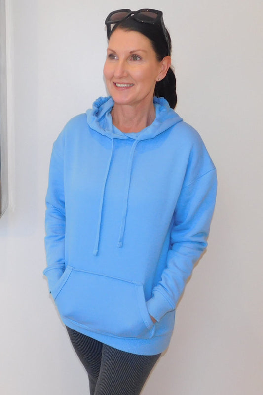 Ladies Blue Hoodie