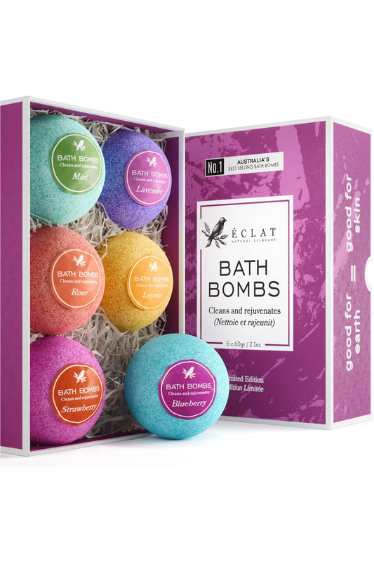 Eclat Skincare 6pc Bath Bomb Set