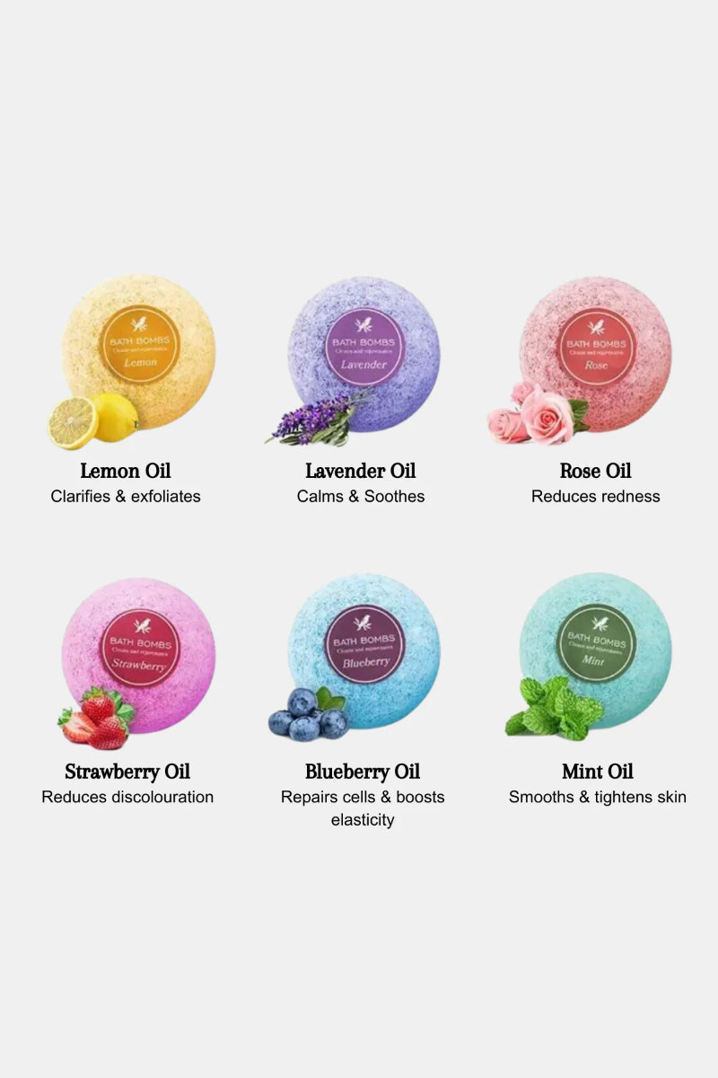 Eclat Skincare 6pc Bath Bomb Set