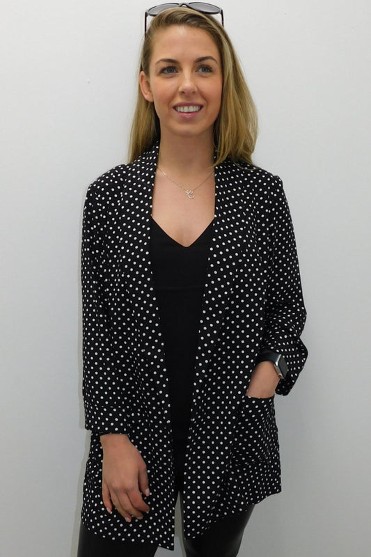 Famous Store Polka Dot Jacket