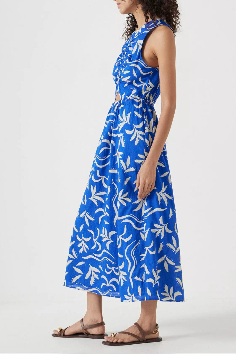 Ex HUSH Gathered Front Dress