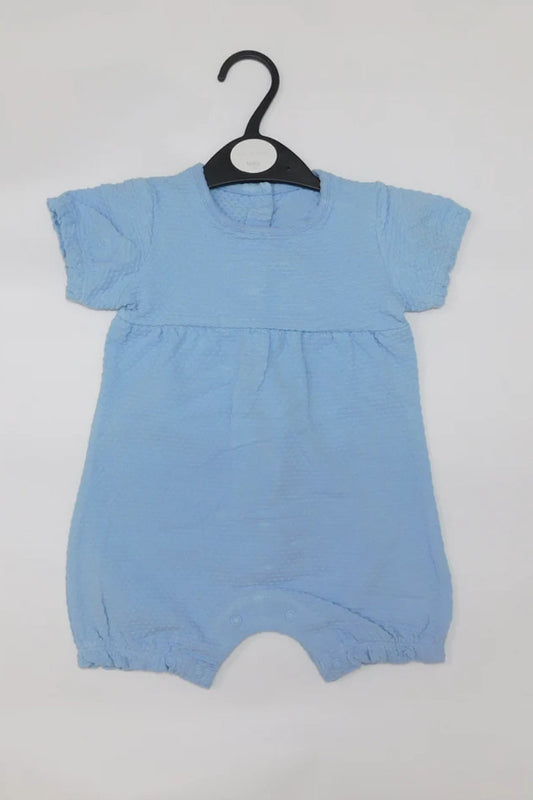 Baby Unisex Blue Romper