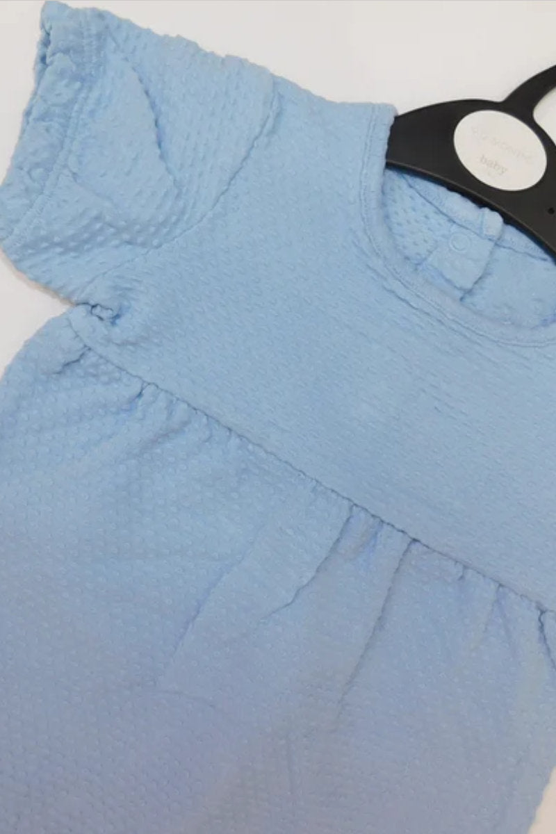 Baby Unisex Blue Romper