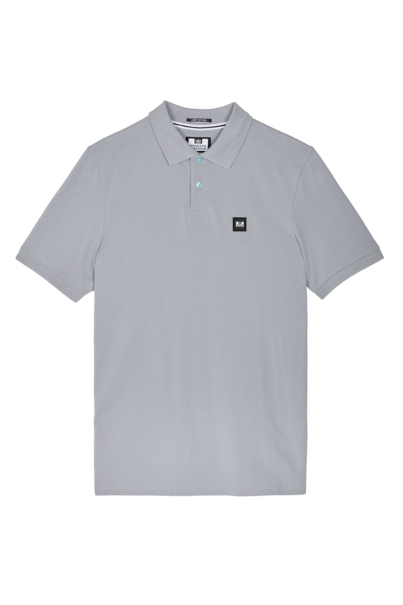 Men's Ex-Weekend Offender Badge Polo Shirt Grey