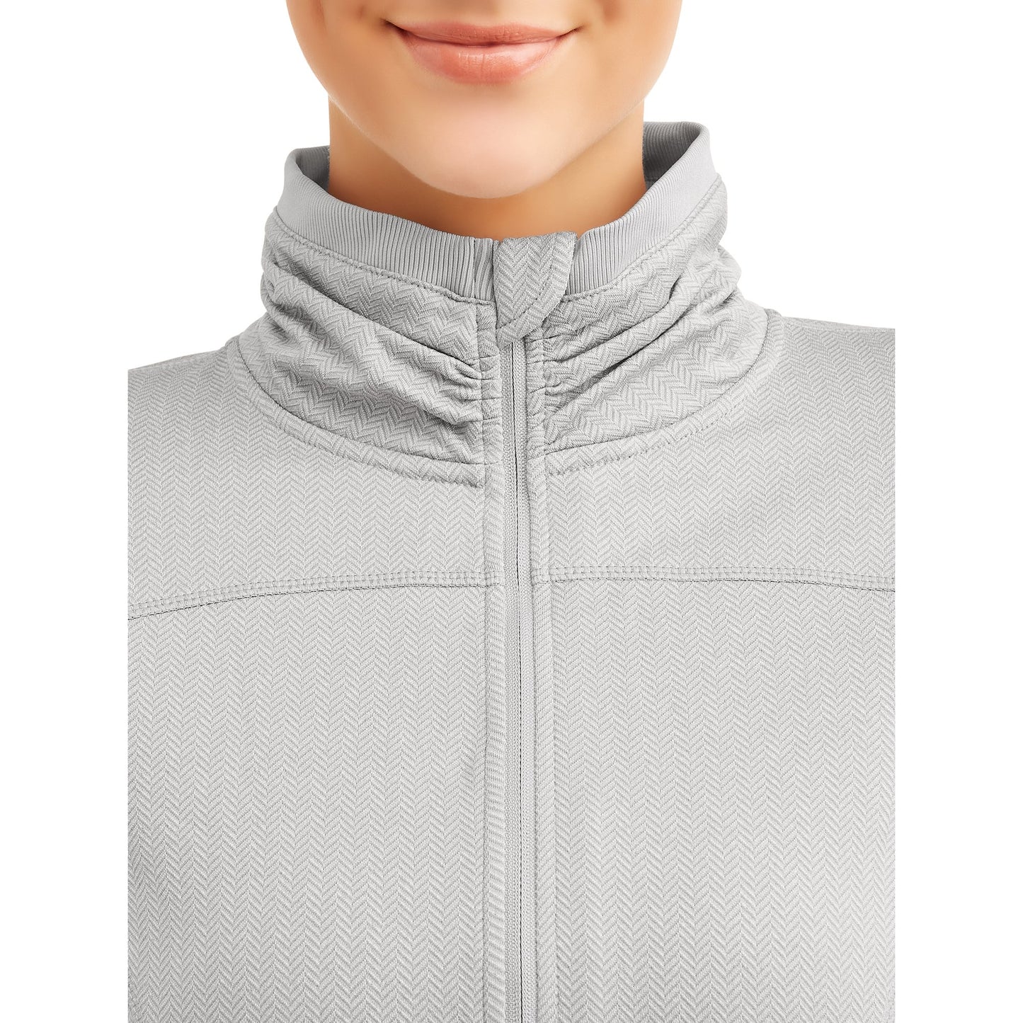 Ladies Active Performance Brushed Quarter Zip Pullover